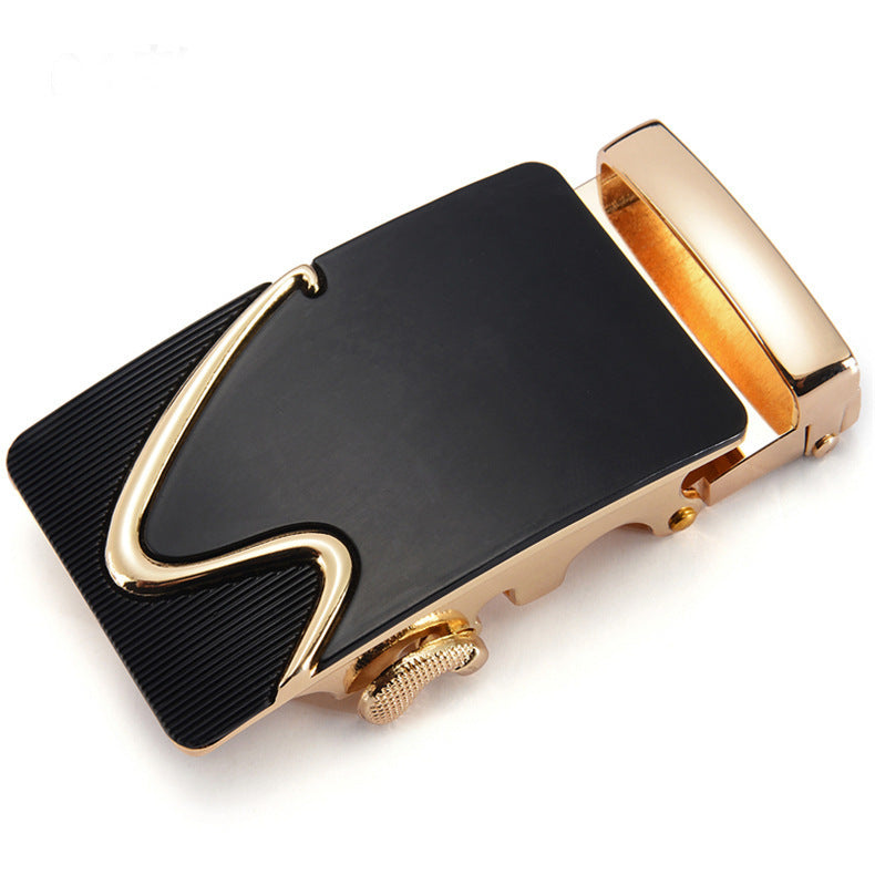 Men's automatic buckle alloy metal buckle