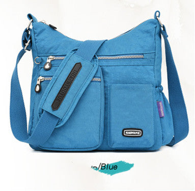 Women's Messenger Bag Cloth Bag Water Repellent Female Middle-Aged Fashionable Nylon Cloth