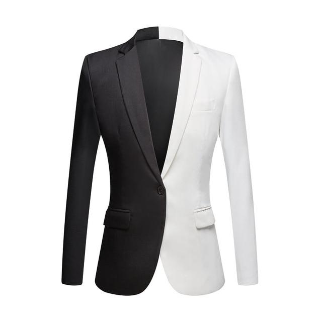Autumn Men's Casual Solid Suit Korean Sim Fit