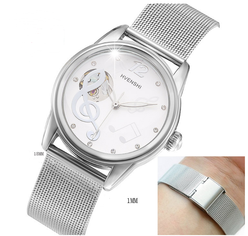 Full Automatic Business Waterproof Couple Watch For Women