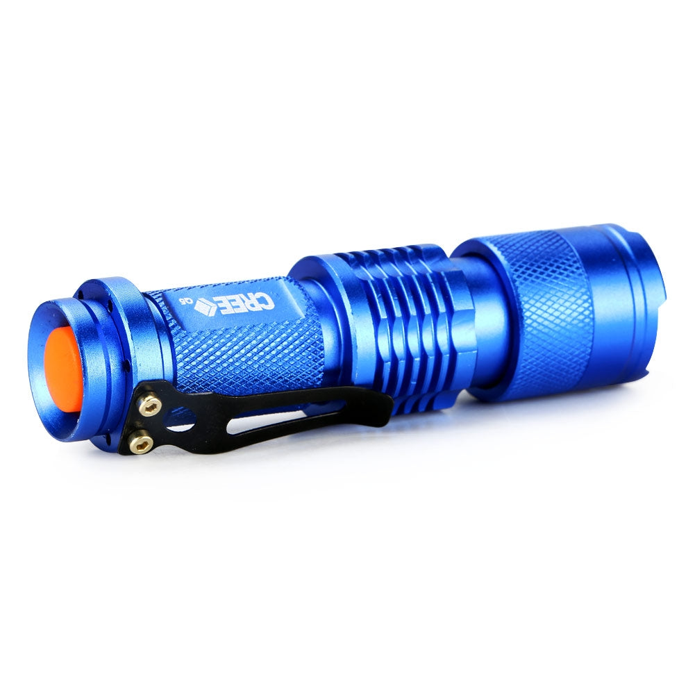 5 Colors Mini LED Flashlight CREE Q5 2000lm Waterproof LED Laterna 1 Modes Zoomable PortableTorch penlight AA 14500
