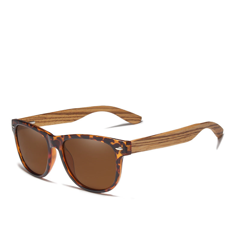 Bamboo Wood Sunglasses Wooden Retro Polarized Sunglasses