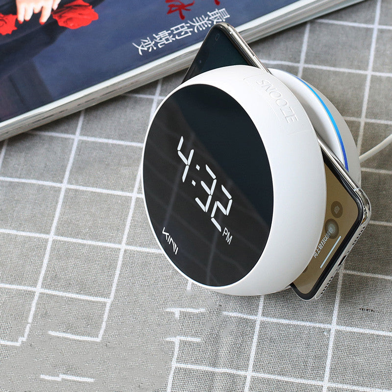 Wireless clock charger for iphone and Android Mobiles