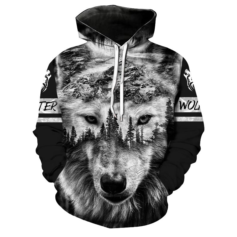 Printed Hoodie Fashion Casual Men's Sweatshirt