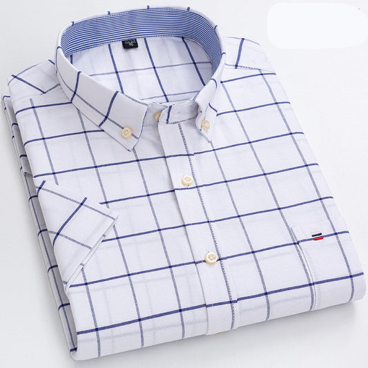 Summer New Short-Sleeved Shirt Men