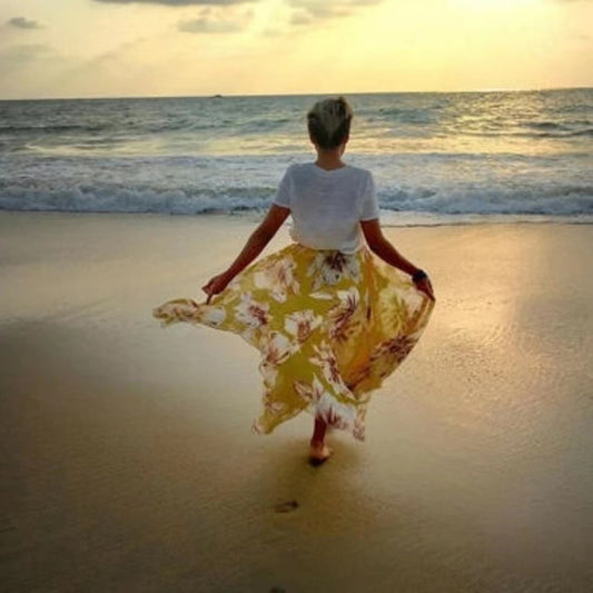 Women's Elegant Bohemian Swing Printed Dress