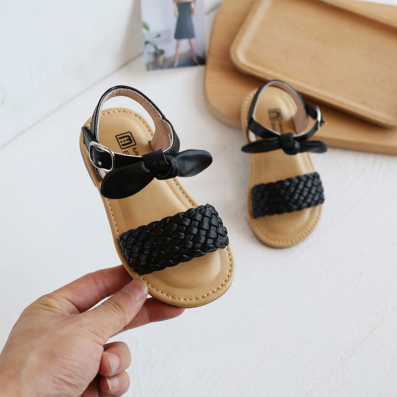 Korean Style Sweet Bowknot Girls' Sandals