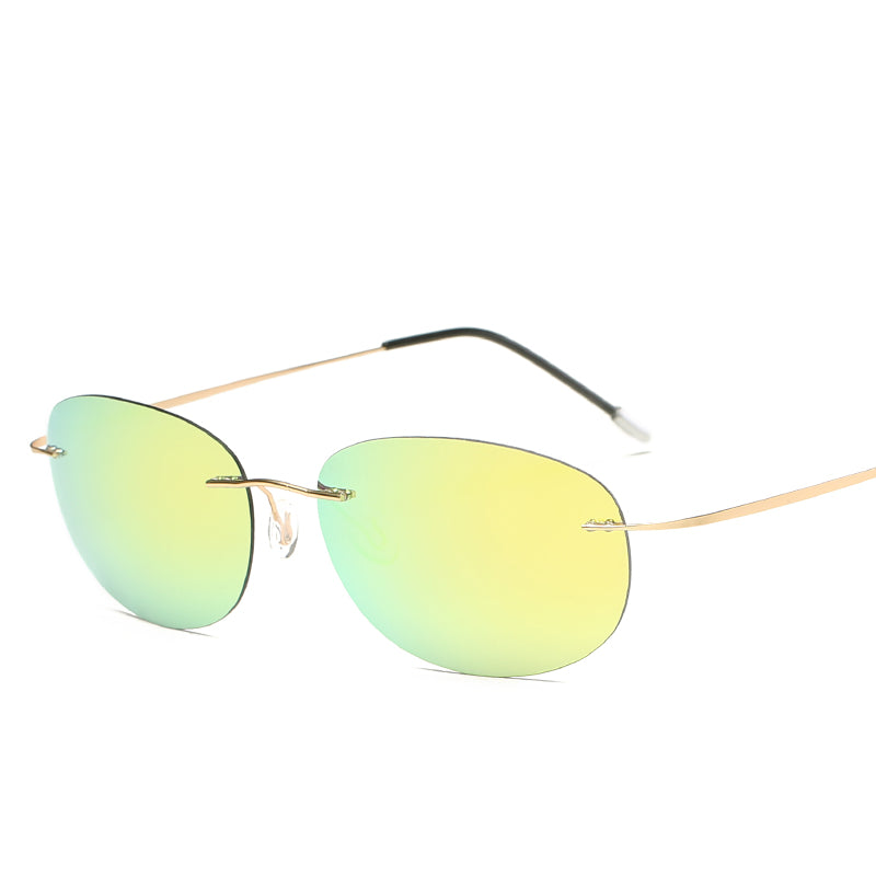 Sunglasses Rimless Pure Titanium Light Sunglasses