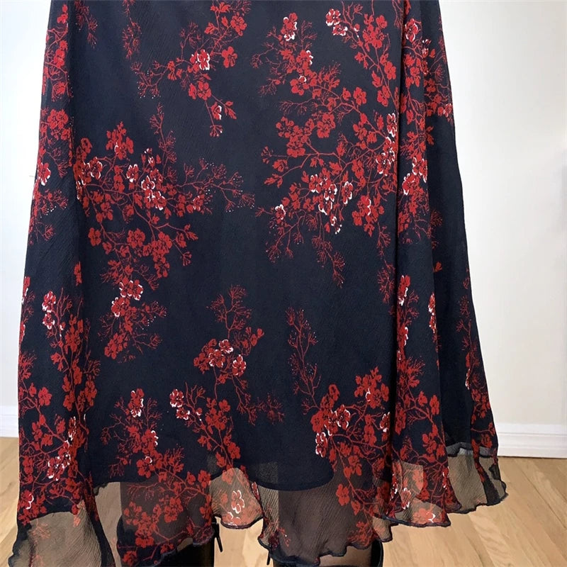 Commuter Printed Sheath Skirt For Women