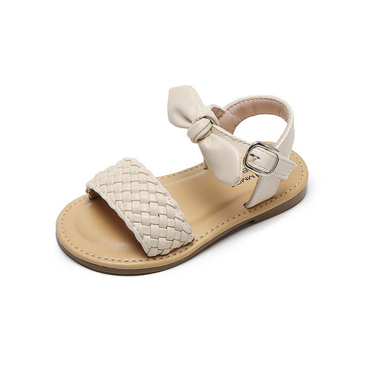 Korean Style Sweet Bowknot Girls' Sandals