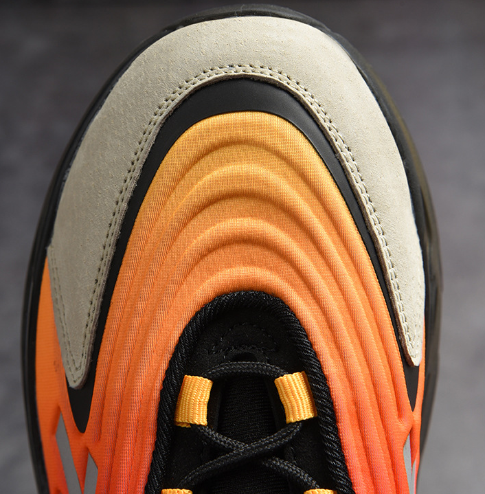 Leather Popcorn Casual Sports Black Samurai Reflective Shoes