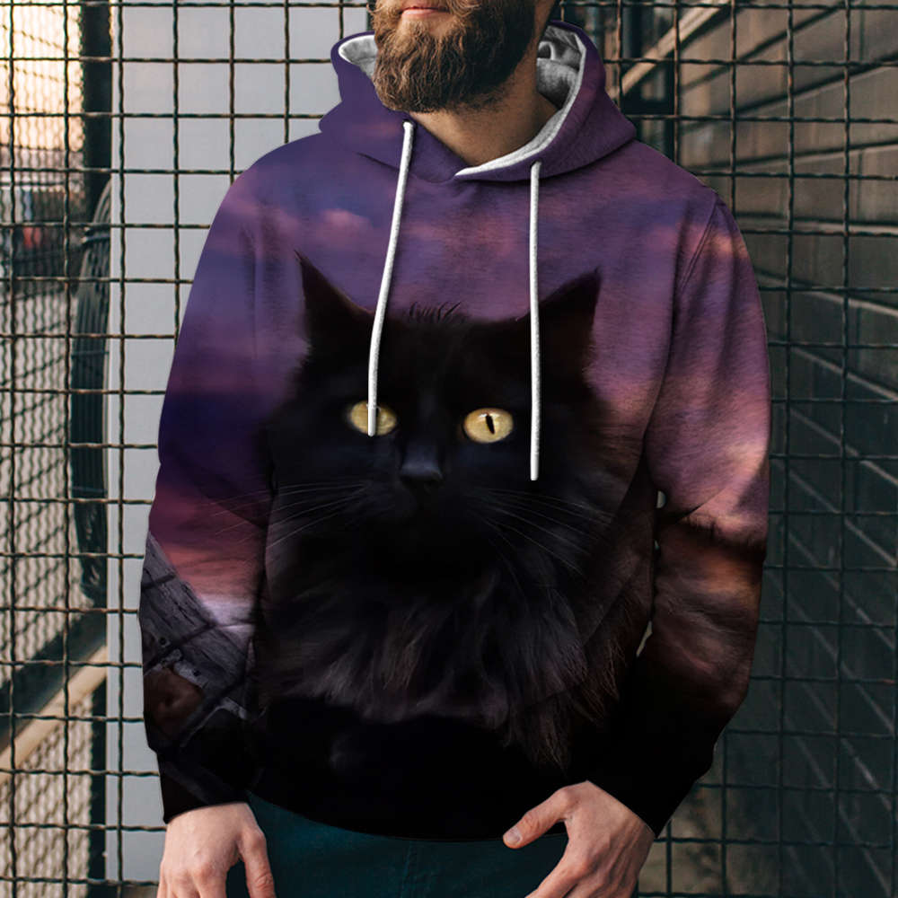 3D Digital Printing Casual Hoodie Sweatshirt