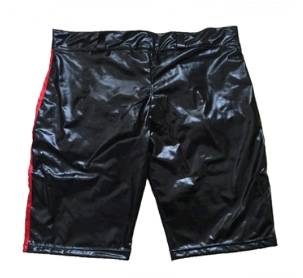 European and American sexy underwear men's patent leather tight shorts men's shorts