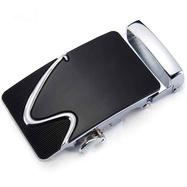 Men's automatic buckle alloy metal buckle