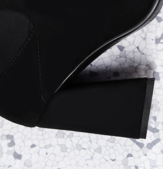 Frosted leg stretch boots for women