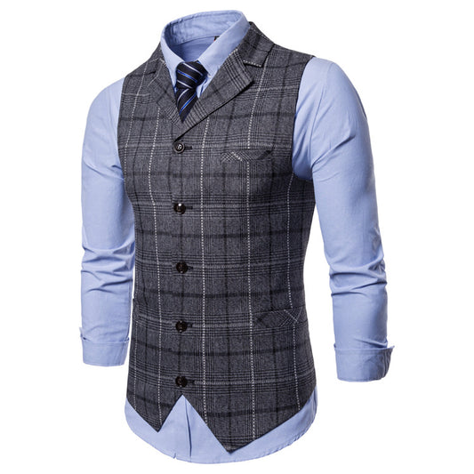 Men's casual striped vest