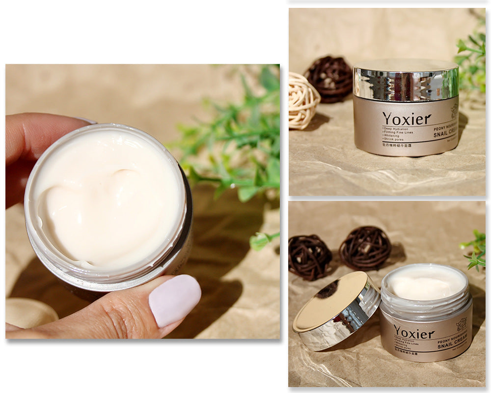 YOXIER Snail Cream for nourishing smooth anti wrinkle skin firming cream