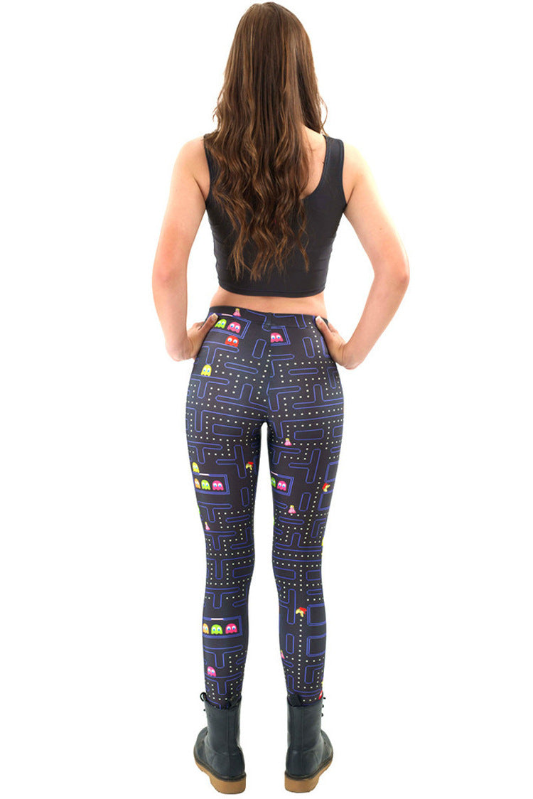 Fashion New Slim Digital Printing Leggings
