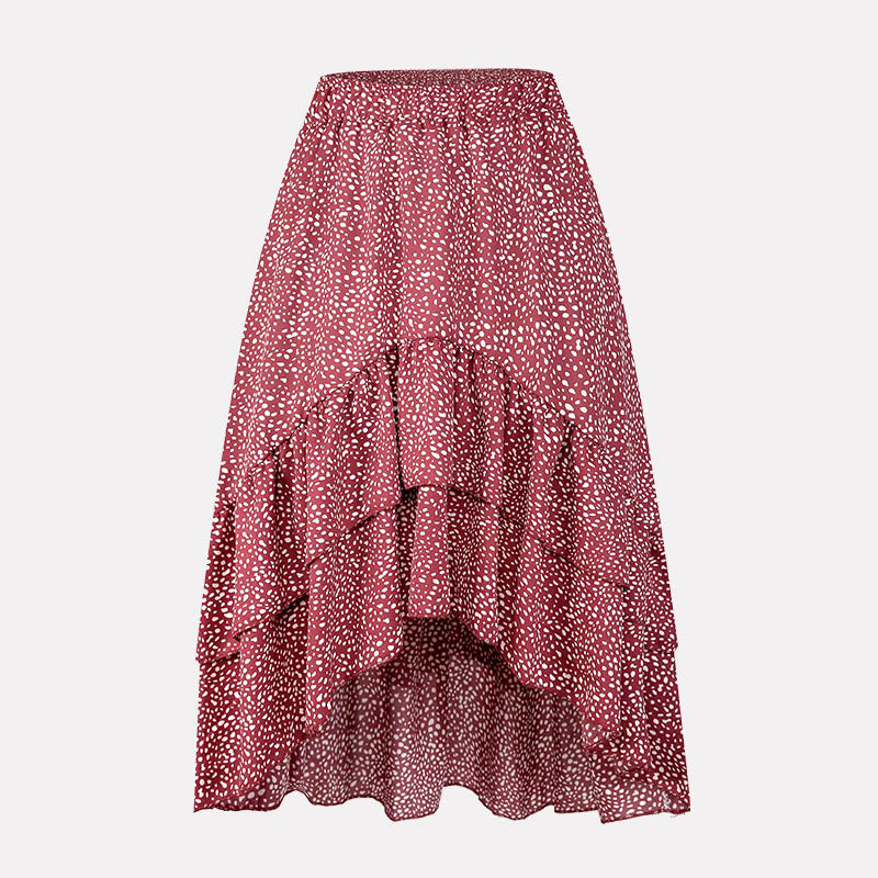 Women's new winter floral skirt