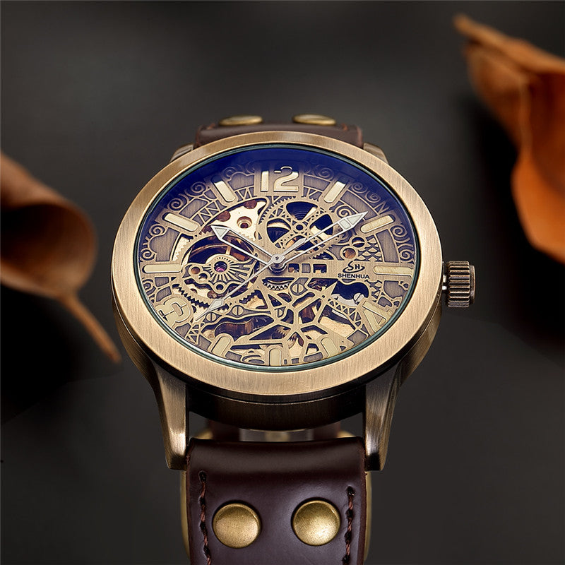 Hollow mechanical watch