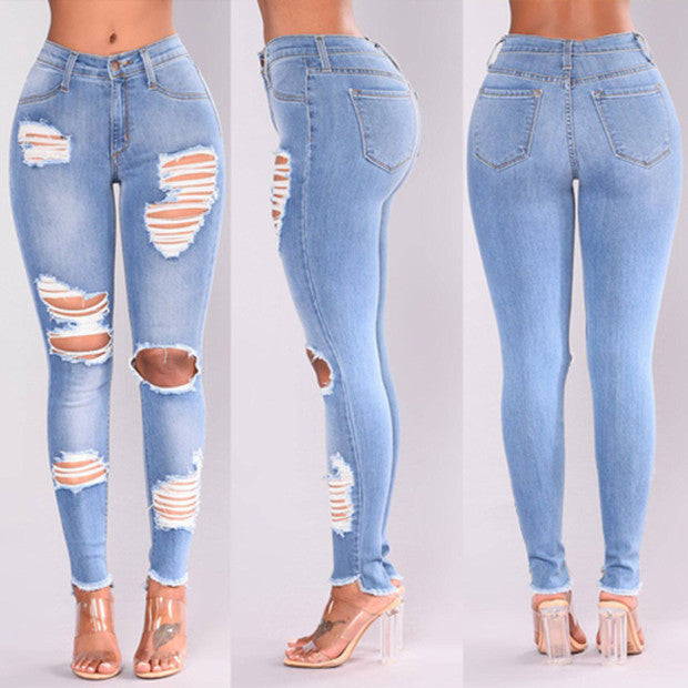New ripped jeans for women