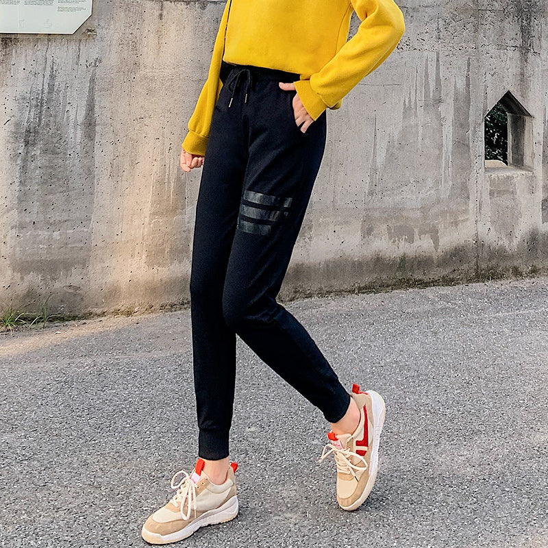 Slim casual harem pants for women