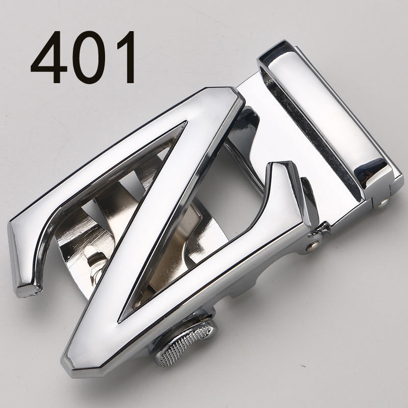 Men's automatic buckle alloy metal buckle