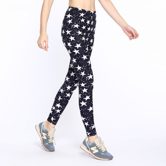 Women Leggings Fashion Lattice Printing Legging Sexy Silm Legins High Waist Stretch Trouser Pants