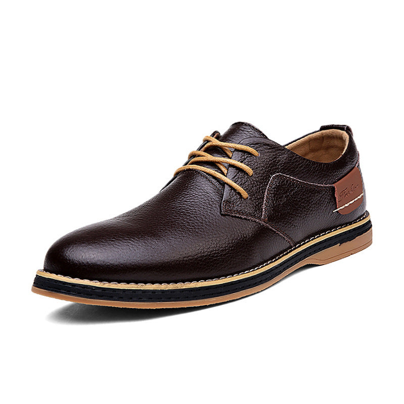 Rippled Leather Leu Oxfords shoes for men