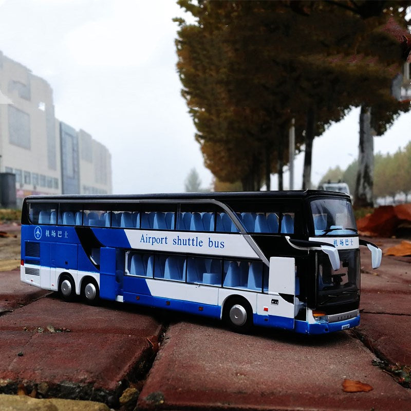 Toy Alloy Double Decker Bus Commercial Vehicle Bus