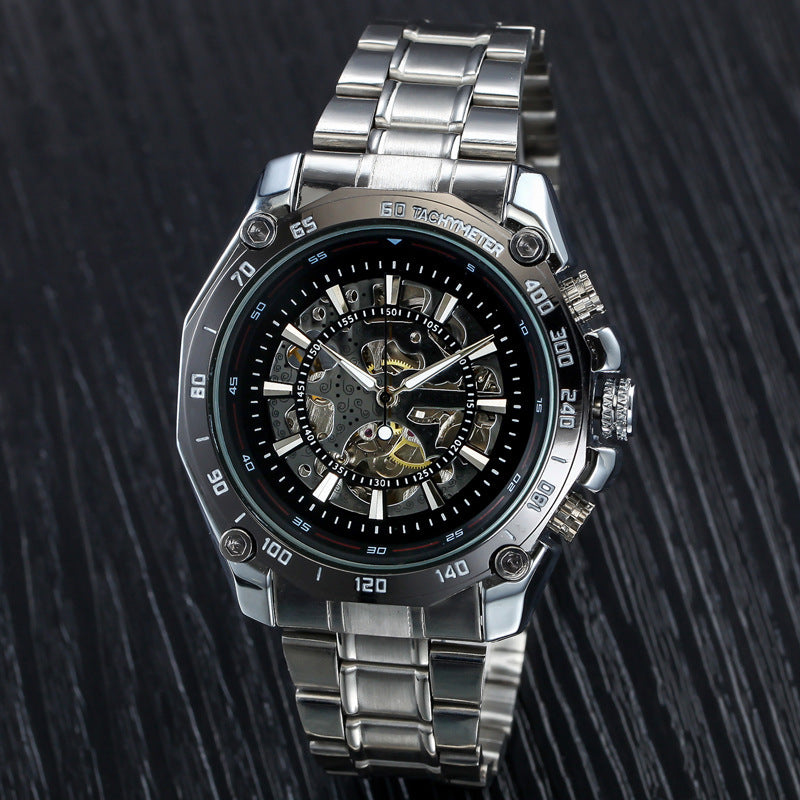 Winner winner hollow automatic mechanical watch for men