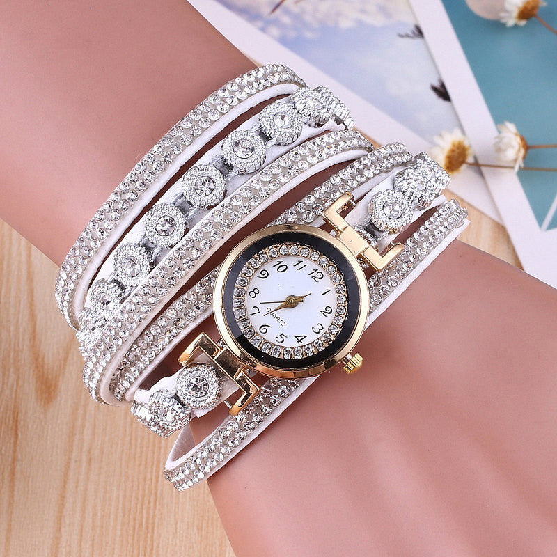 Circle bracelet watch for women