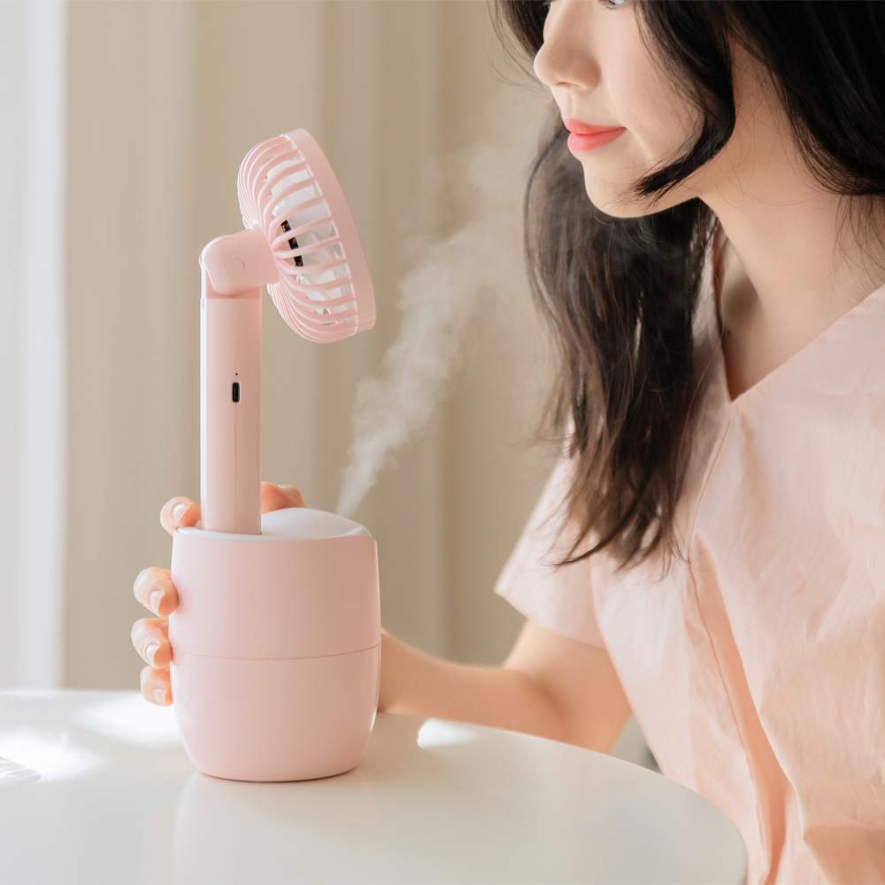 Usb mini humidifier fan