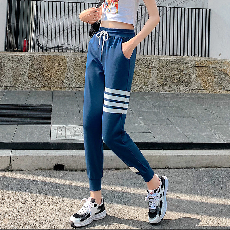 Slim casual harem pants for women