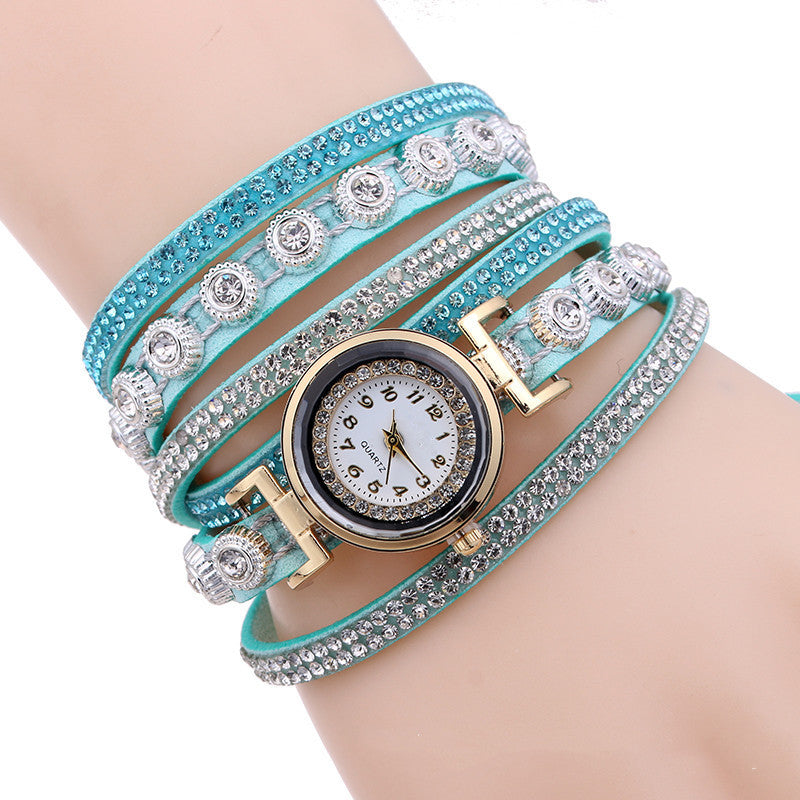 Circle bracelet watch for women