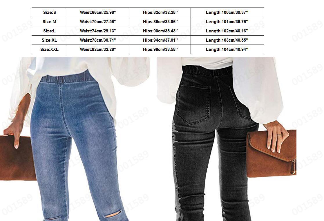 Frayed trousers with raw edges