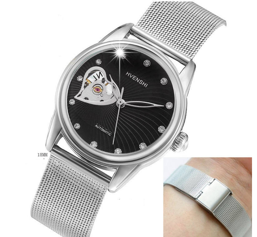 Full Automatic Business Waterproof Couple Watch For Women
