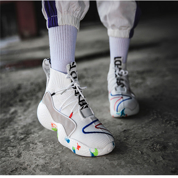 Camouflage socks shoes