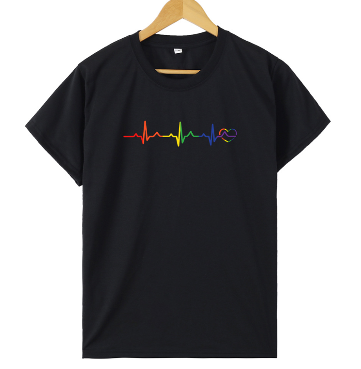 Gay Pride Pulse Men T-shirt
