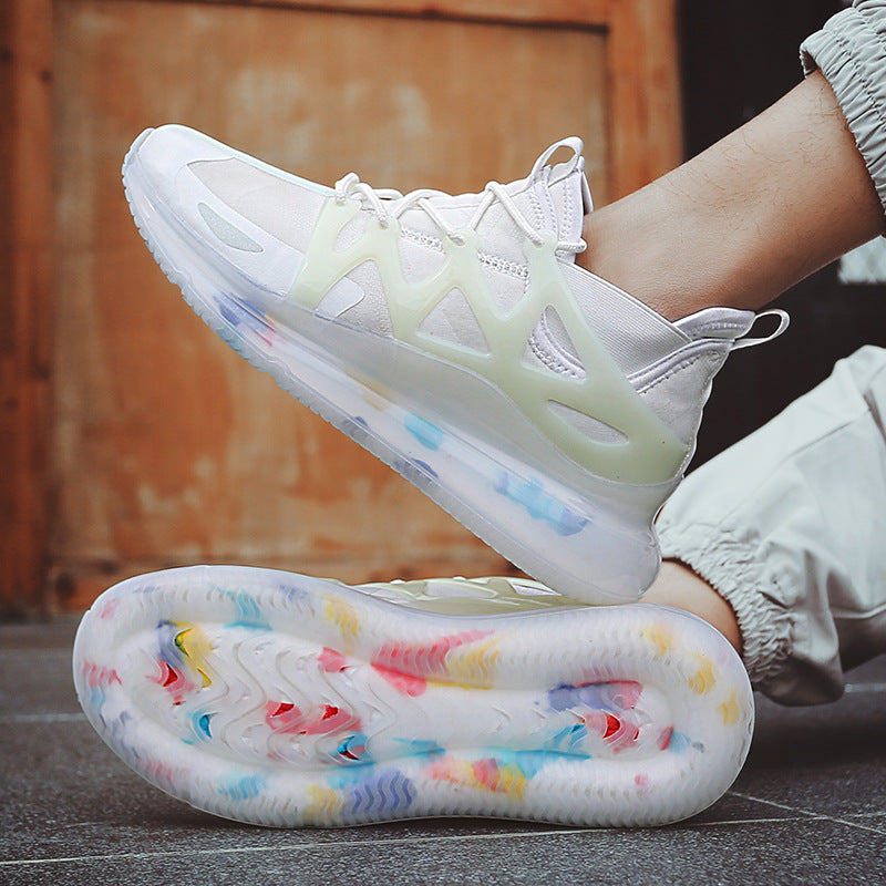 Lightweight White Student Luminous Coconut Casual Shoes