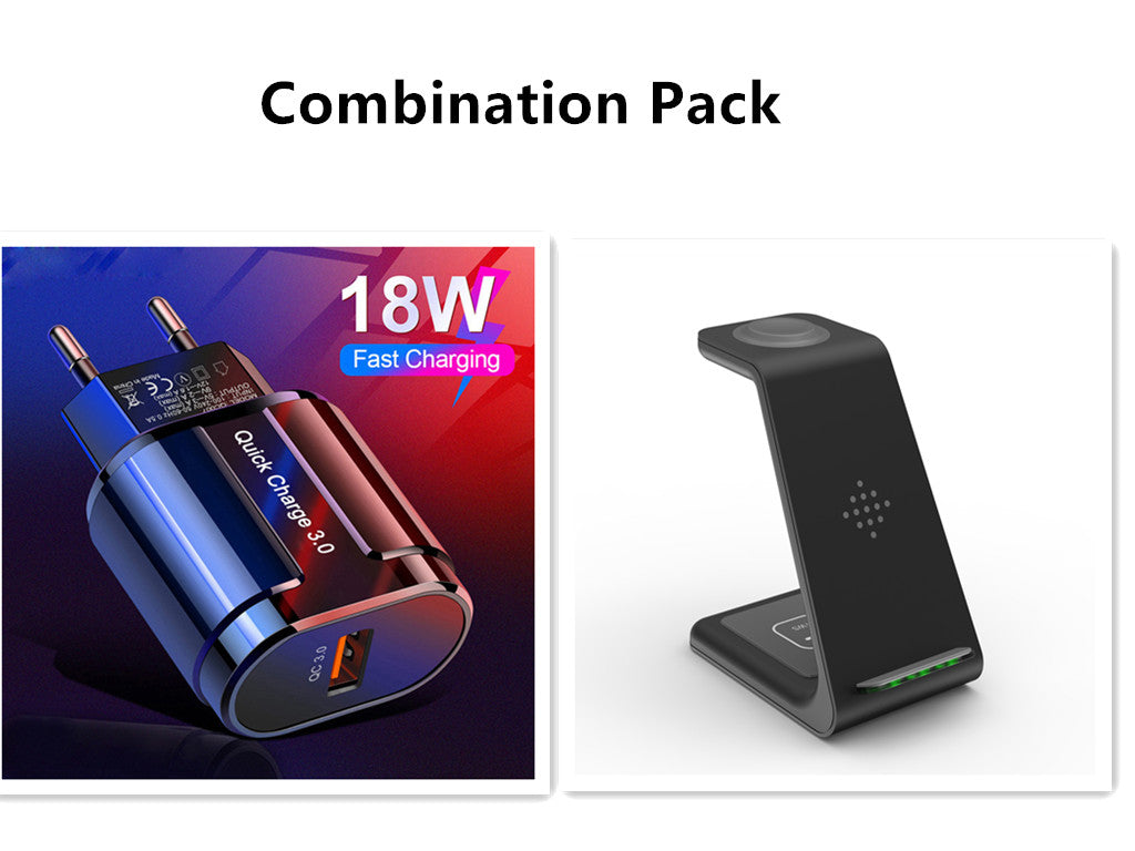 Compatible with Apple , Explosive Three-in-one Bracket Wireless Charger