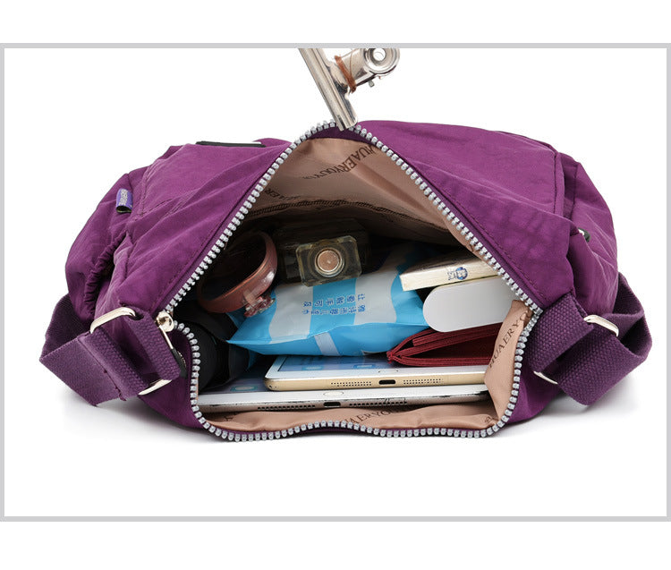 Women's Messenger Bag Cloth Bag Water Repellent Female Middle-Aged Fashionable Nylon Cloth