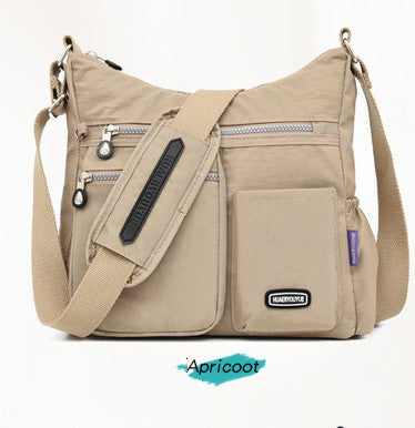 Women's Messenger Bag Cloth Bag Water Repellent Female Middle-Aged Fashionable Nylon Cloth