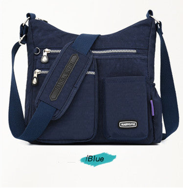 Women's Messenger Bag Cloth Bag Water Repellent Female Middle-Aged Fashionable Nylon Cloth