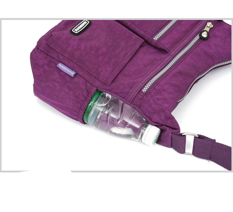 Women's Messenger Bag Cloth Bag Water Repellent Female Middle-Aged Fashionable Nylon Cloth