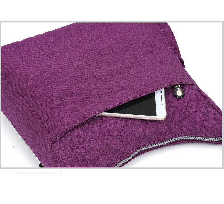 Women's Messenger Bag Cloth Bag Water Repellent Female Middle-Aged Fashionable Nylon Cloth