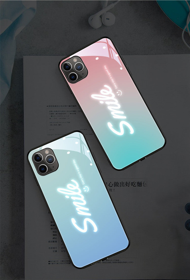 Compatible with Apple, Compatible with Apple , IPhone Luminous Phone Case Call Flash Is Suitable For Apple Series