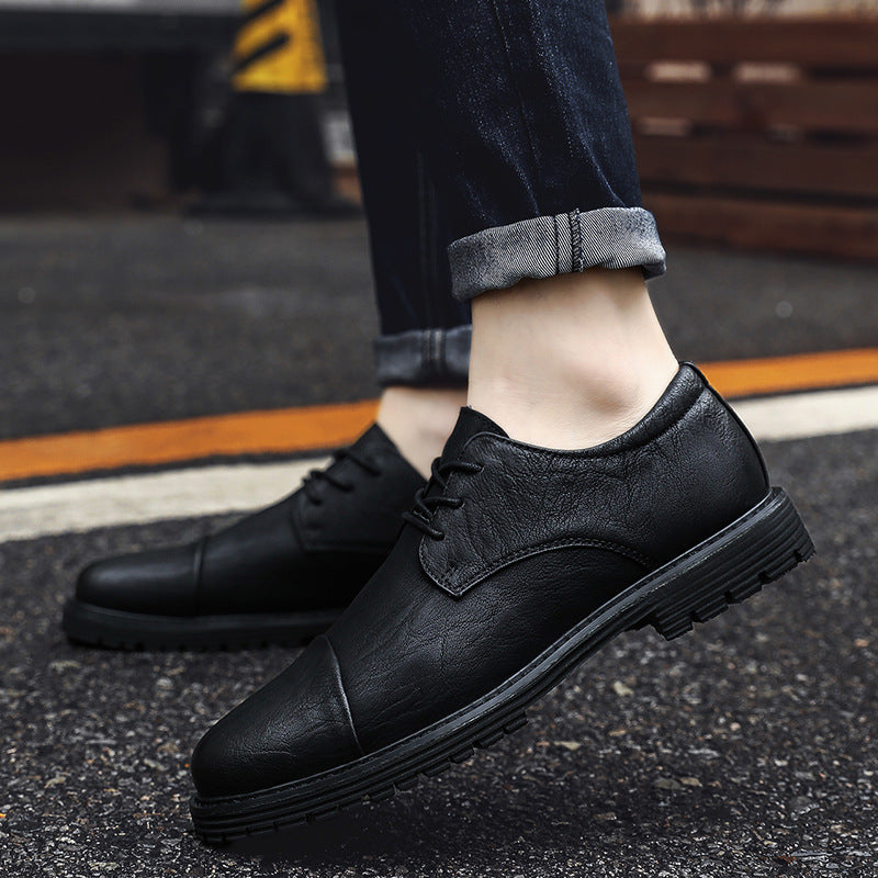 Men's Casual Leather Shoes Are Increased In Business Formal Wear