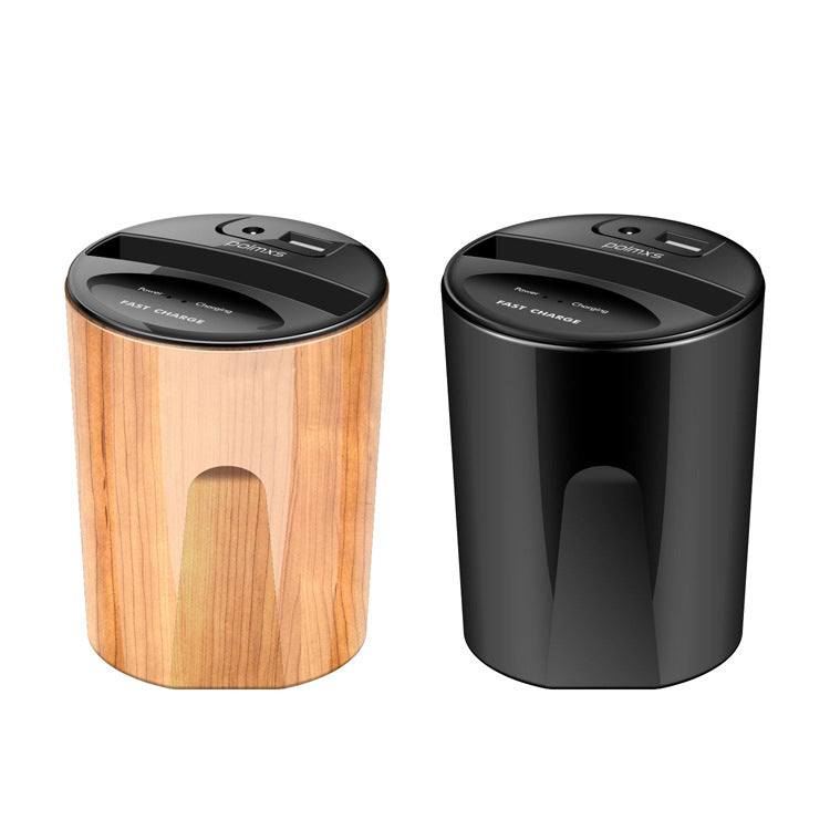 Two-In-One Wireless Charger For Car Cup