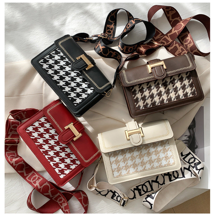 Retro Western Fashion One-shoulder Small Square Bag